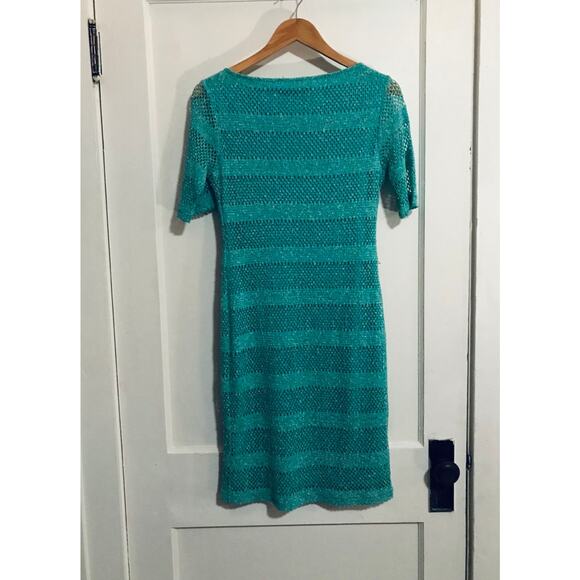 Teal sheath dress - Picture 2 of 7